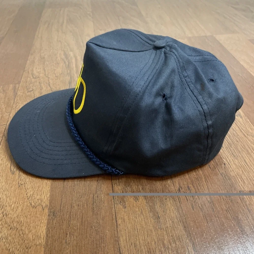 VINTAGE Seagrams VO Hat White And Blue Adjustable SnapBack